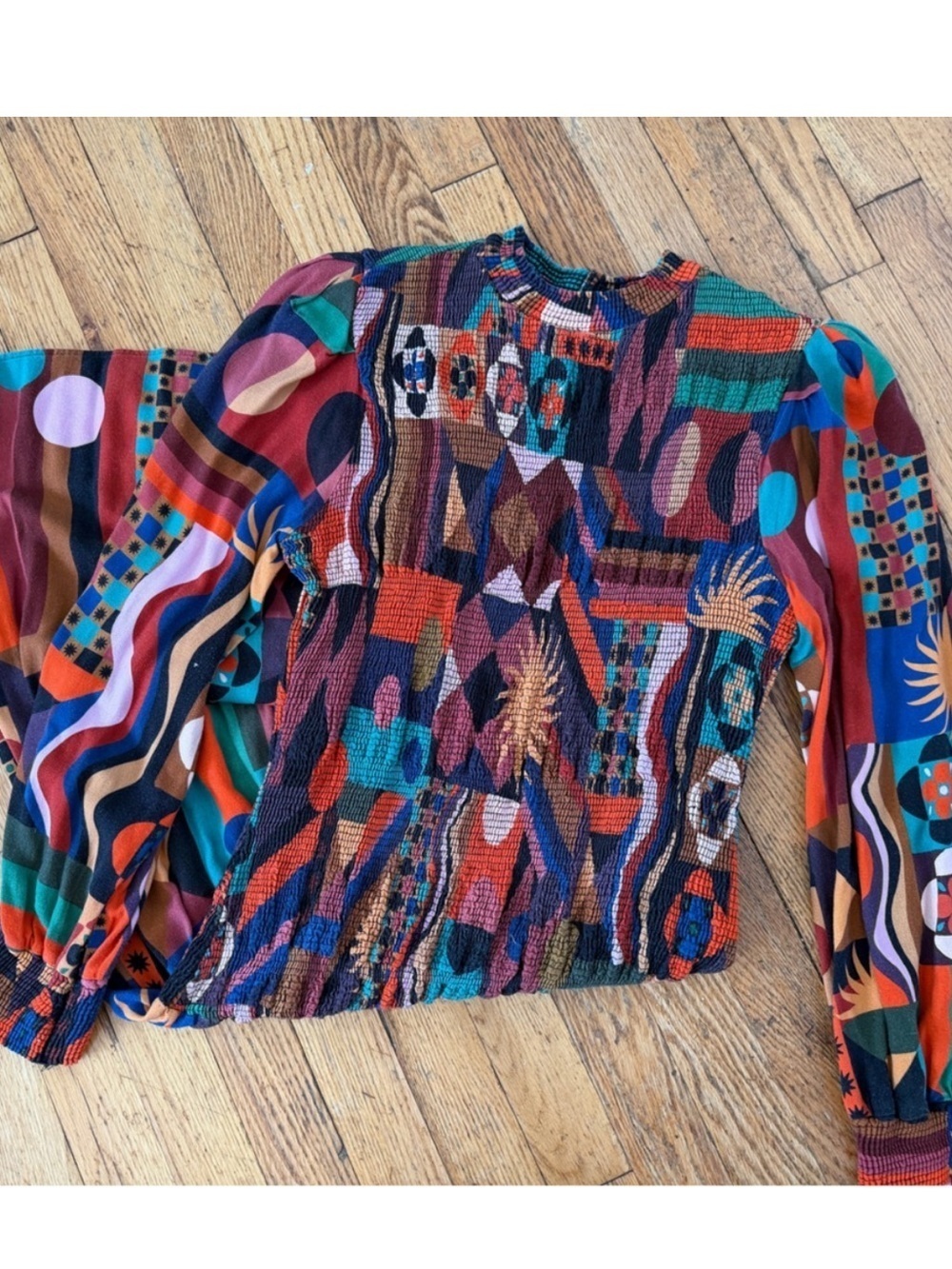Farm Rio Smocked Dress - Picture 4 of 5
